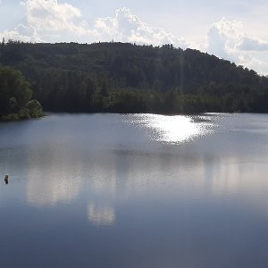 The beauty of the Kružberk dam